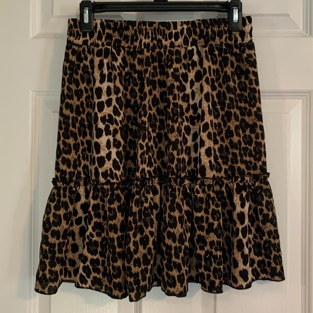 Women’s Leopard Cheetah Print Skirt